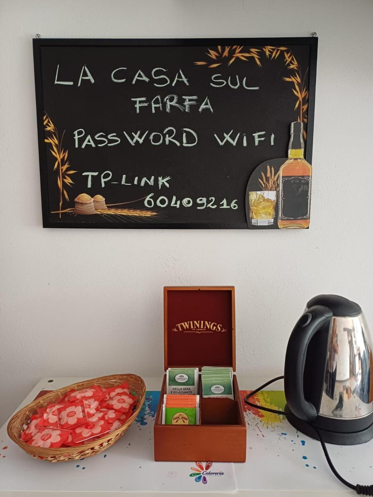 La Casa Sul Farfa Lägenhet Bocchignano Exteriör bild